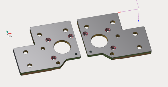 RatRig VCore4 - Hybrid/IDEX Upper Motor Mounts