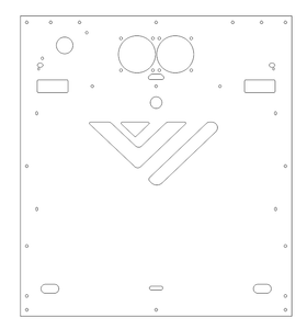 VZBot 235 Back Panel