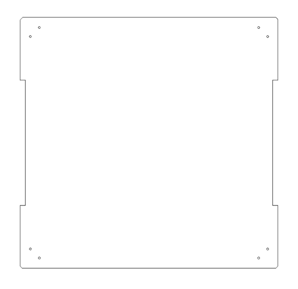 Top Cover Panel VZBot 235 Top Cover Panel – MandalaRoseWorks