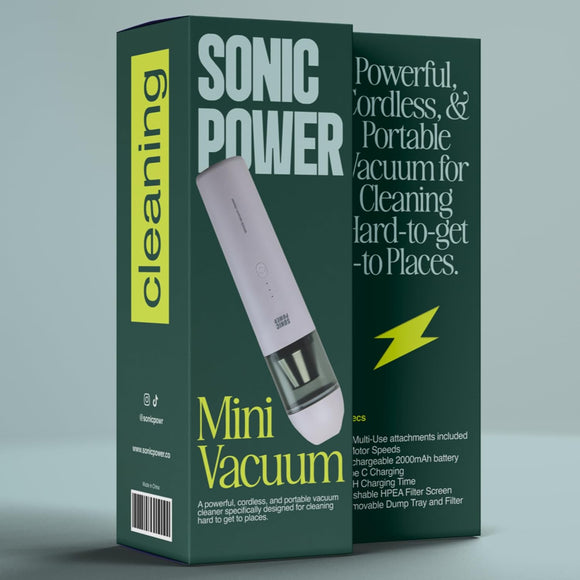 Sonic Power Cordless Mini Vacuum