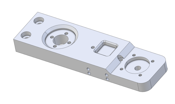 Upgrade Rear Bed Arm for RatRig VCore 4.0 to IDEX/VAOC Compatibility