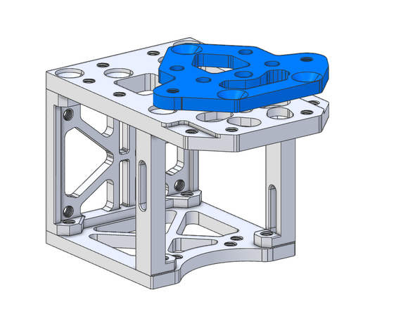RRVC4 CNC Tool Head - Adapter - Orbiter_Hextrudort_LGX