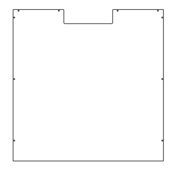 SV08 Back Panel - Voron Style