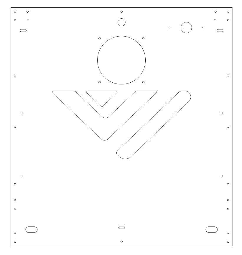 VZBot 330 Back Panel – MandalaRoseWorks