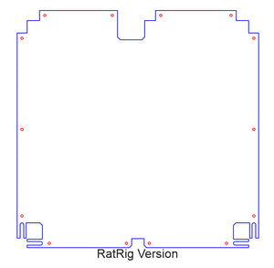 RatRig VCore 3 Bottom Panel